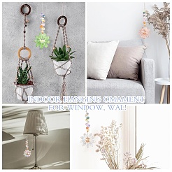 Hängeornamente aus Glas&nbsp;HJEW-YW00255-01