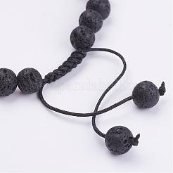Braccialetti intrecciati naturali della pietra preziosa&nbsp;BJEW-JB02948