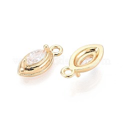 Pendenti in ottone con zirconi cubici&nbsp;KK-T071-47G