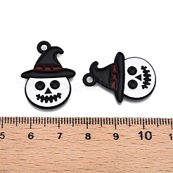 Colgantes de aleación de esmalte pintados con aerosol con temática de Halloween&nbsp;ENAM-T020-09C