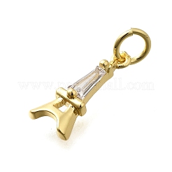 Ottone micro spianare fascino zirconi&nbsp;KK-P295-45G