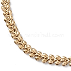 Collier chaîne en acier inoxydable 304 plaqué ion (IP) pour hommes et femmes&nbsp;STAS-B039-09G