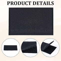 8 Beutel rechteckige Nylon-Rohlinge mit Klettverschluss&nbsp;DIY-CY0003-36
