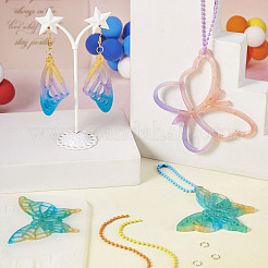 Kits de fabrication de porte-clés pendentif papillon diy&nbsp;DIY-TA0004-50