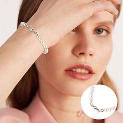 6 Stück 925 Sterling Silber Drahtschutz&nbsp;STER-TA0001-46S