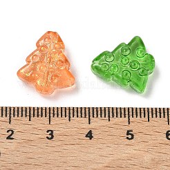 Perles de verre teintes et chauffées&nbsp;GLAA-B009-02