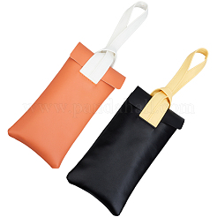 2 Stück 2 Farben PVC-Kunstleder-Brillenetuis&nbsp;ABAG-CN0001-65