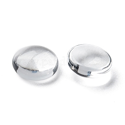 Transparente Glas Cabochons&nbsp;GGLA-R026-8mm