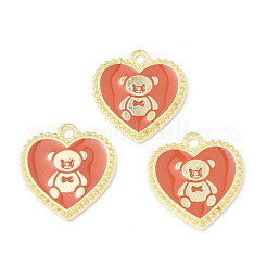 Pendentifs d'émail en alliage&nbsp;ENAM-G212-06G-02