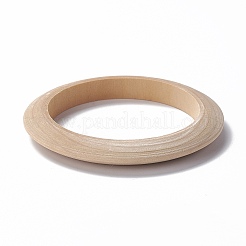 Klobiger Vintage-Armreif aus Holz&nbsp;BJEW-WH0017-01B