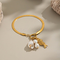 Bracelets à breloques d'été en acier inoxydable 304&nbsp;XO0796