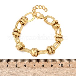Bracelets à maillons ovales en acier inoxydable 304 pour femmes&nbsp;BJEW-C104-01C-G