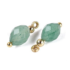 Pendenti avventurina verde naturale&nbsp;GG-N004-02G-03