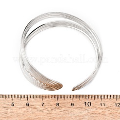 304 Edelstahl-Armreife für Damen&nbsp;BJEW-B150-02P