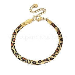 Schlangenkettenarmbänder aus 304 Edelstahl für Damen&nbsp;BJEW-A034-03G