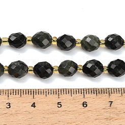 Perles de dentelle en bois vert naturel/jaspe boisé&nbsp;GG-CBA4A3B-A03