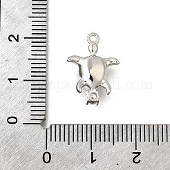 Breloques de zircone cubique clair pavés en laiton&nbsp;KK-C096-14A-P