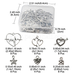 48 pz 6 ciondoli in lega di stile tibetano&nbsp;FIND-FS0001-46