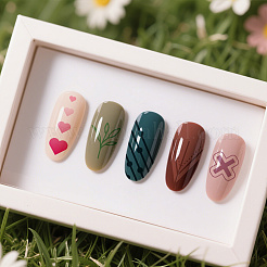 Plantillas de arte de uñas diy de acero inoxidable&nbsp;MRMJ-UN0001-016