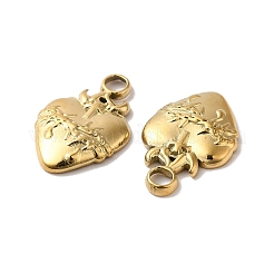 Pendentif en acier inoxydable 304 avec placage ionique (IP)&nbsp;STAS-H212-36G