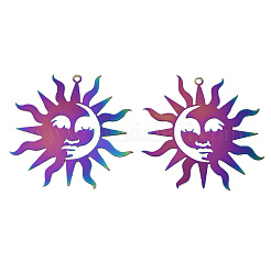 Pendentifs en filigrane d'acier inoxydable avec placage ionique (IP) 201&nbsp;X-STAS-S118-031