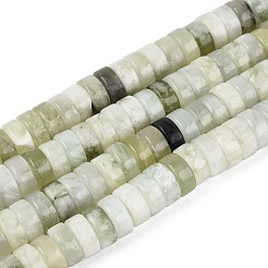 Cuentas de jade Xiuyan naturales hebras&nbsp;G-N367-03A-04