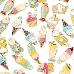 50pcs 10 Arten Legierungsanhänger&nbsp;ENAM-CJ0002-41