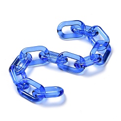 Catene portacavi in acrilico trasparente fatte a mano&nbsp;AJEW-JB00704-04