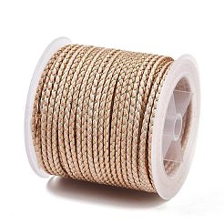 Cordon tressé en polyester de 11 m avec âme en coton et fil métallique&nbsp;OCOR-Z006-01-20