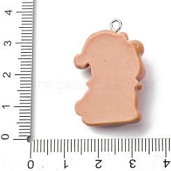 Pendentifs de noël en résine opaque&nbsp;RESI-A049-05F