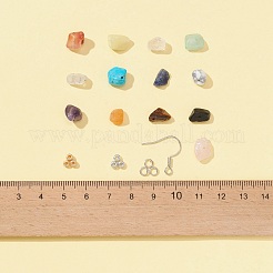 Kit per la creazione di orecchini con chip di pietre preziose fai da te&nbsp;DIY-FS0003-19