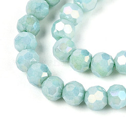 Brins de perles de verre électrolytiques anti-ternissement&nbsp;EGLA-T021-4mm-15-08