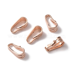 925 Sterling Silber Snap auf Kautionen&nbsp;STER-WH0005-04RG
