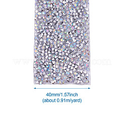 Glitzerharz Hotfix Strass (Schmelzkleber auf der Rückseite)&nbsp;OCOR-TA0002-02-40mm