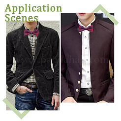 1 Beutel Polyester-Fliege für Herren&nbsp;AJEW-HY0002-40A
