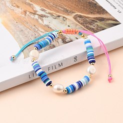 Nylon regolabile bracciali intrecciati cavo di perline&nbsp;BJEW-JB05490