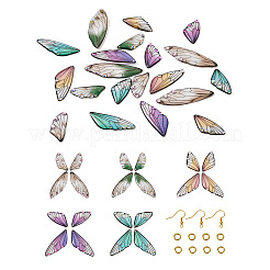 Kits zum Selbermachen von Schmetterlingsohrringen&nbsp;DIY-PJ0001-34