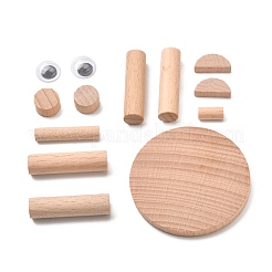 Bricolage boiseries 3d lion animal copeaux de bois branche d'arbre matériel pack&nbsp;DIY-C024-07