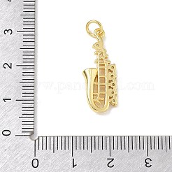 Pendentifs en laiton zircon cubique transparent&nbsp;KK-D289-01G-15