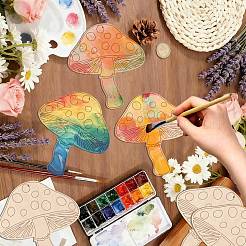 Unfertige leere Holzanhänger für Malkunst&nbsp;HJEW-WH20028-007