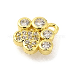 Micro Pave Bijoux de zircone cubique en laiton de placage en râtelier&nbsp;KK-S396-47G