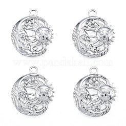Pendentifs en acier inoxydable 201 anti-ternissement&nbsp;STAS-N098-231P