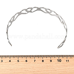 Bracelets manchettes en acier inoxydable 304&nbsp;BJEW-S172-01P