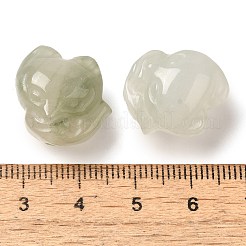 Perles sculptées en jade naturel&nbsp;G-P550-14E