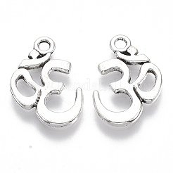 Pendentifs en alliage de style tibétain de yoga&nbsp;X-TIBE-R317-018AS-LF