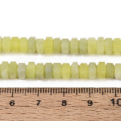 Natürliche Zitronen Jade Perlen Stränge&nbsp;G-N357-14A-14