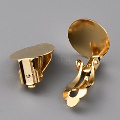 Ohrclips aus Messing zum Aufstecken&nbsp;KK-L205-15G