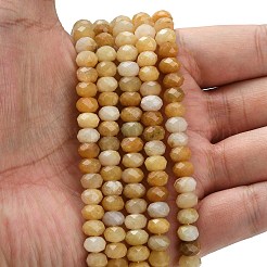 Topazio naturale perle di giada fili&nbsp;G-Z111-A06-01