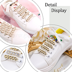 12 Stück Schuhschmuck aus Panzerkette in 2 Farben aus Legierung.&nbsp;FIND-AR0005-34