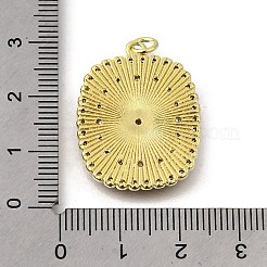Ottone micro spianare pendenti zirconi&nbsp;KK-U072-40A-G